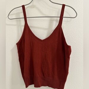 NWOT Halogen strappy sweater tank in medium